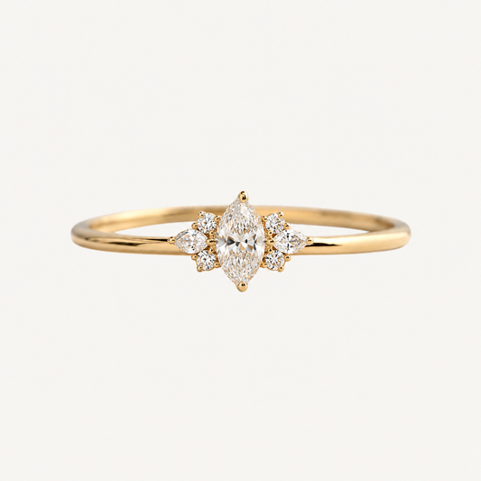 Anillo Cristal Gold