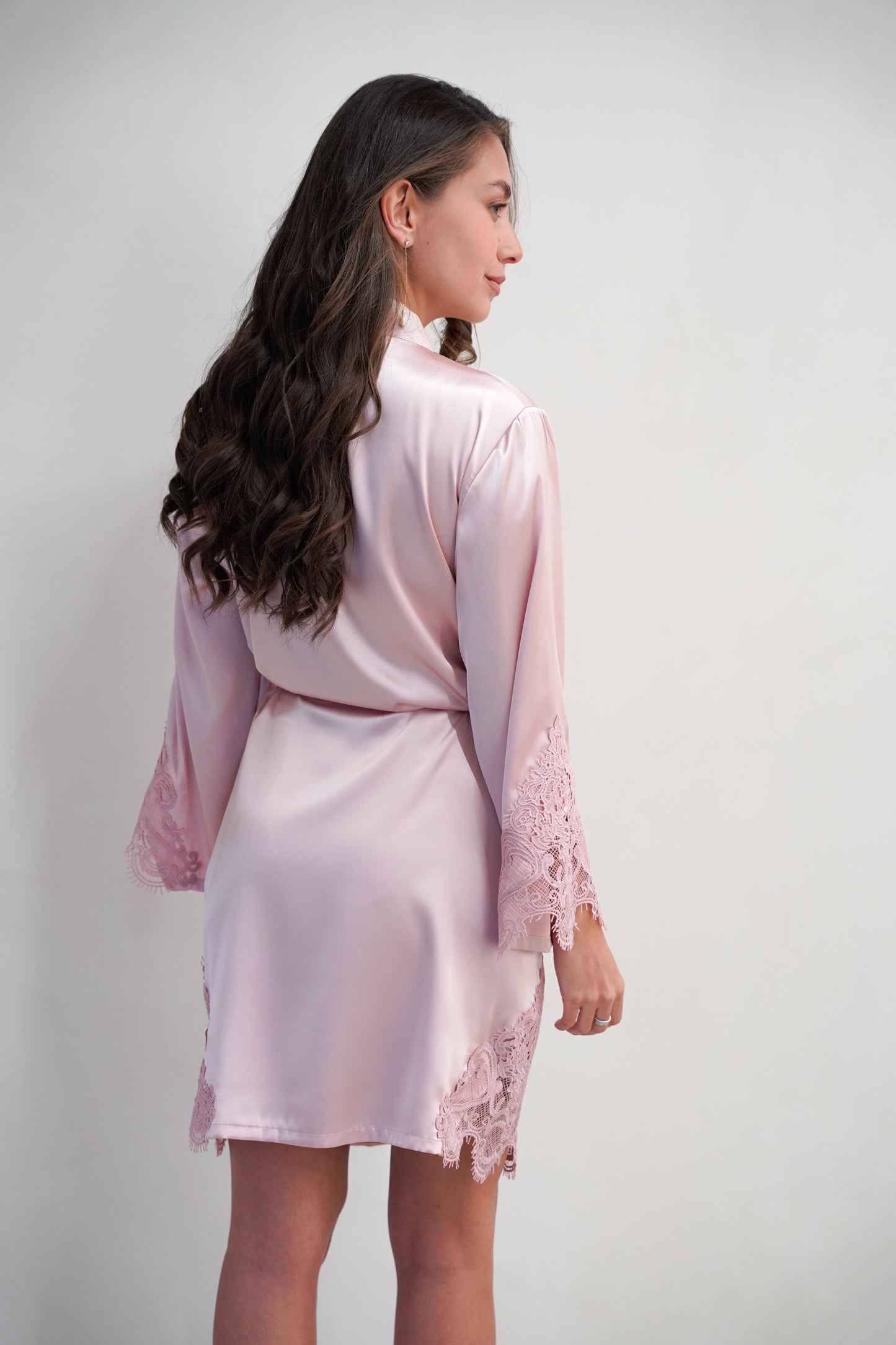 Bata de Satín Rose