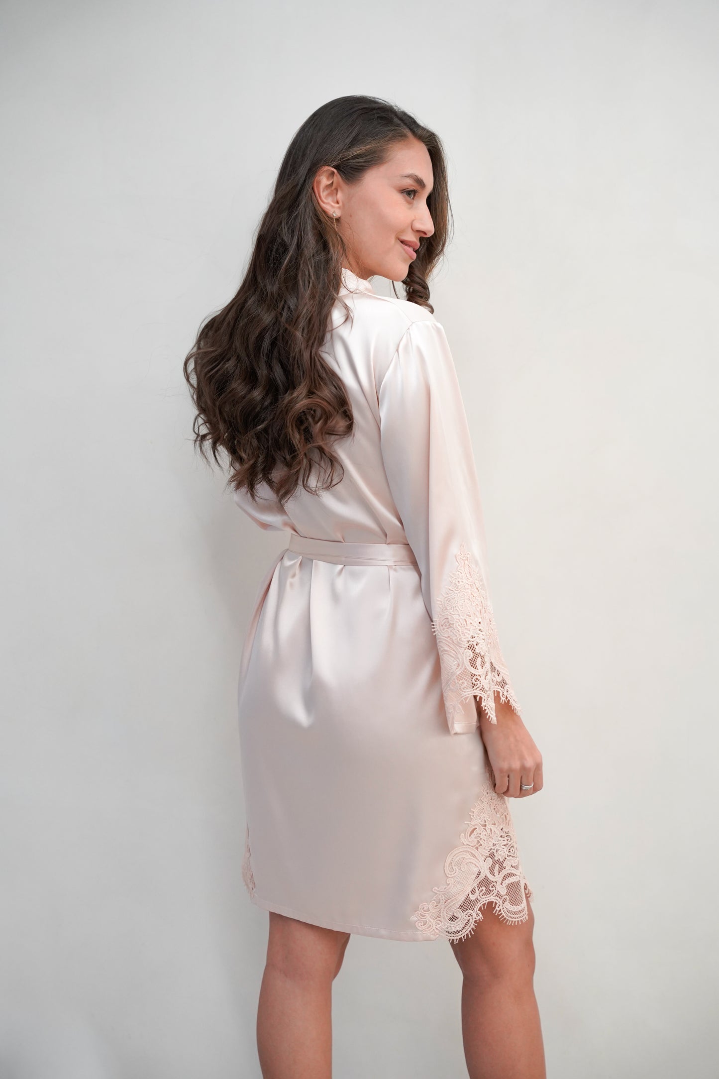 Bata de Satín Champagne