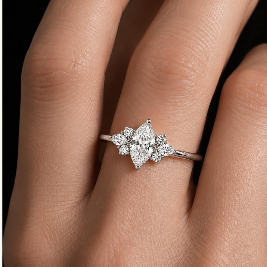 Anillo Cristal Silver